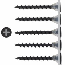 Reisser Collated Coarse Thread Drywall Screws - 3.5 x 60mm - Black Phosphate - Pack of 1000