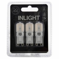 Forum InLight 2W G9 LED Frosted Capsule Lamp - 4000K Cool White - Pack of 3