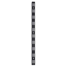 Exel Twin Slot Shelf Wall Upright - 500mm Length - Black
