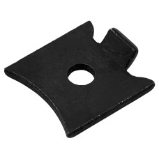 Exel Standard Raised Bookcase Clip - Matt Black - Pack of 10