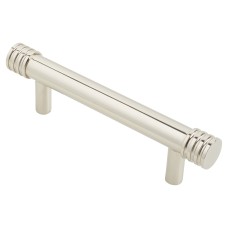 Frelan Hoxton Sturt 15mm T-Bar Cabinet Pull Handle - 96mm Centres - Polished Nickel