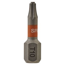 SPAX T-Star Plus Driver Bit - Torx - T10 - 25mm Length - Pack of 5