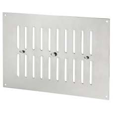 Exel Hit & Miss Vent - 242 x 165mm - Polished Stainless Steel