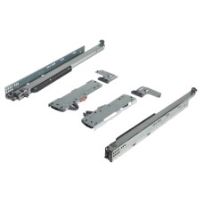 Blum TIP-ON Push to Open BLUMOTION Soft Close Drawer Runner - Double Extension - 650mm Length - 70kg