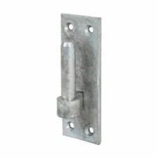 Medium Duty Hook On Plate - 19mm Pin - Galvanised - Pair
