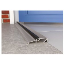 Exitex Narrow Slimline Threshold - 1829mm Length - Inward/Outward Opening Doors - Mill Aluminium