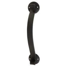 Olde Forge Scroll Pull Handle - 370mm Length - Black