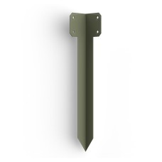 FenceMate Sleeper Pin Corner Bracket - 365 x 2mm - Olive