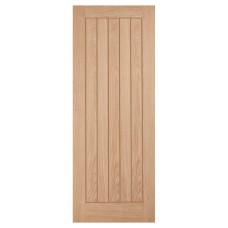 LPD Belize 5 Panel Unfinished Solid Internal FD30 Fire Door - 1981 x 838 x 44mm - Oak 