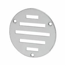 Exel Circular Slotted Vent - 76mm - 900mm² Free Air Flow - Satin Aluminium