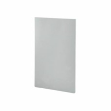 Barrier Sabco Base Fix End Cap - 118 x 79mm - Satin Aluminium