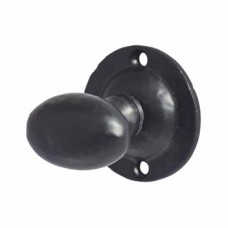 Olde Forge Oval Spline Thumbturn Only - Antique Black Iron