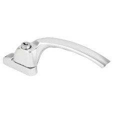 Hoppe uPVC/Timber Espagnolette Locking Multipoint Window Handle - Right Hand - Anodised Silver 