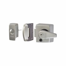 ERA BS3621:2007 Double Locking Nightlatch - 40mm Backset - Satin Chrome Case/Cylinder