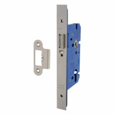 Hampstead Architectural DIN Euro Mortice Nightlatch - 85mm Case - 60mm Backset - Stainless Steel