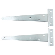 Medium Duty Gate/Door Tee Hinge - 250 x 90mm - Zinc Plated
