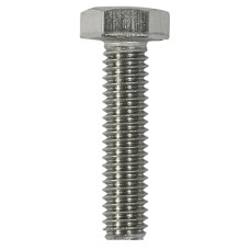 TIMCO Hex Set Screw - M8 x 40mm - A2 Stainless Steel - Pack of 10