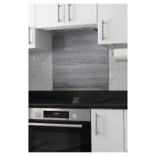 Exel Aluminium Kitchen Splashback - 600 x 750mm - Matt Hampstead Grey
