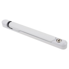 Jackloc uPVC Inline Espagnolette Locking Multipoint Window Handle - 50mm Spindle - Dual - White 