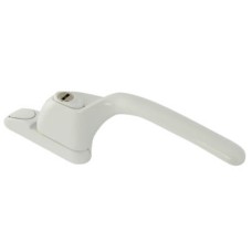 Fab & Fix uPVC/Timber Connoisseur Offset Locking Multipoint Window Handle- Right Hand - White