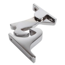 Gravity Door Holder - 60mm Length - Polished Chrome