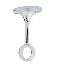 Rothley 19mm Hanging Rail Centre Bracket - Polished Chrome 