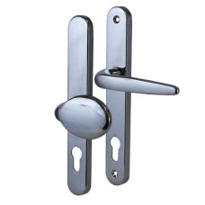 Trojan Sparta uPVC Multipoint Lever/Pad Door Handle - 92/62mm c/c - Chrome