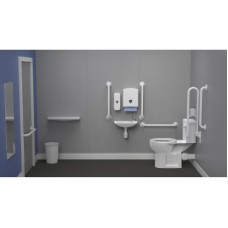 Fitzroy of London Rimless Close Coupled Doc M Pack - Exposed Fixings - White