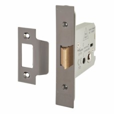 Hampstead Heavy Duty Flat Latch - 79mm Case - 57mm Backset - Black Nickel