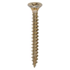 TIMCO Classic Pozi Countersunk Wood Screws - 4.5 x 40mm - Yellow Zinc - Pack of 200