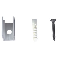Integral LED 25mm Mounting Bracket Kit For 13 x 12mm Top Bend Neon Strip Light with Fixings 