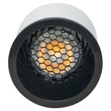 Forum Inlight Anti-Glare 4.8W GU10 LED Dimmable Spotlight Lamp - 4000K Cool White - Black