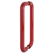 Hoppe AR602/600 Nylon D-Bar Door Pull Handle - Back to Back - 600mm c/c - Rouge Red