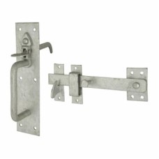 Heavy Duty Council Pattern Suffolk Gate Thumb Latch - 203 x 44mm - Galvanised