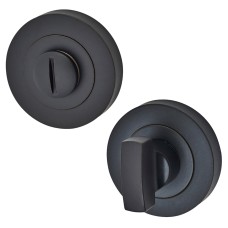 Serozzetta by Carlisle Brass Varese Bathroom Turn & Release - 50mm Diameter - Matt Black