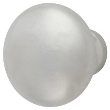 Alexander & Wilks Wade Round Cabinet Knob - 32mm Diameter - Satin Chrome