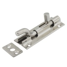 Exel Budget Necked Barrel Bolt - 75 x 25mm - Polished Chrome