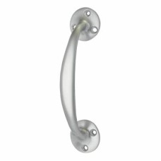 Victorian Bow Door Pull Handle - Screw Fix - 150 x 35mm - Satin Chrome
