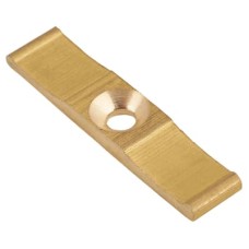 Exel Turn Button Cabinet Catch - 36.5 x 12 x 7.5mm - Polished Brass - Pack of 5