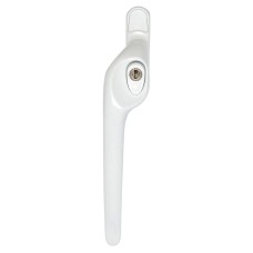 ERA uPVC Maxim Offset Espagnolette Locking Multipoint Multi-Spindle Window Handle - L-Hand - White
