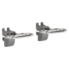 elfa Garage Storage Top Track System - Pliers Hook for Storing Board - Grey - Pack of 2