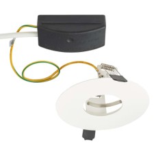 Integral LED Evofire 50W IP65 Fire Rated LED Fixed Downlight - 70-100mm Cut-out - White