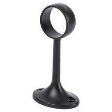 Rothley 25mm Wardrobe Hanging Rail Centre Bracket - Matt Black