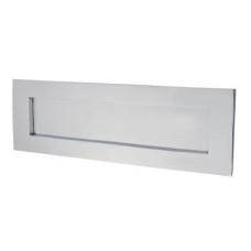 Letter Plate - 306 x 100mm - Polished Chrome