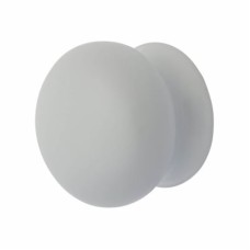 Hampstead Ceramic/Porcelain Mushroom Round Cabinet Knob - 35mm Diameter - White