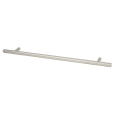 Exel 10mm T-Bar Cabinet Pull Handle - 224mm Centres - Satin Stainless Steel