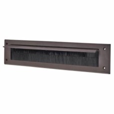 Exitex Brush Seal Interior Letter Tidy With Flap - 343 x 80mm - Brown