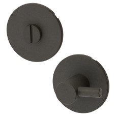 Jigtech Schema Orka Bathroom Turn & Release - 53mm Diameter - Graphite Grey