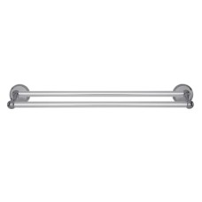 Croydex Westminster Round Double Towel Rail - 70 x 510 x 140mm - Polished Chrome