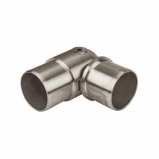 SWR Balustrade Adjustable Elbow Connector - 304 Brushed Satin Stainless Steel